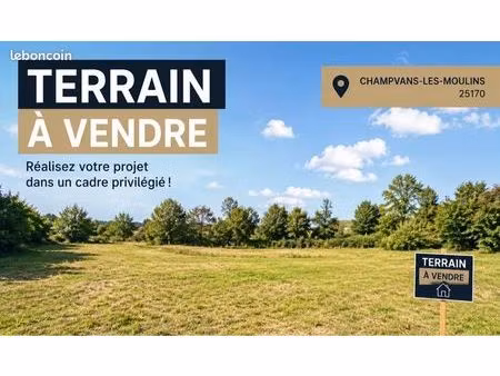 terrain 1020m2
