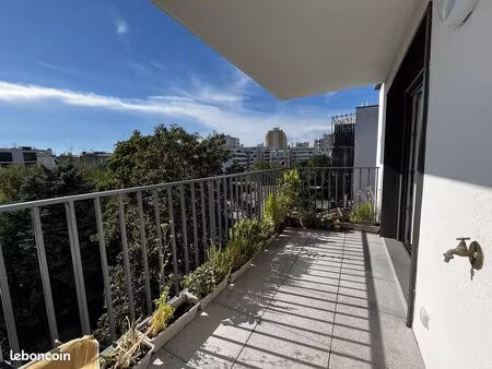 t2 46m² récent (2025) avec balcon de 7m²  vue dégagée et cave - métro hoche/pré-st-gervais