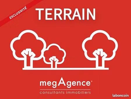 terrain 944 m² landes