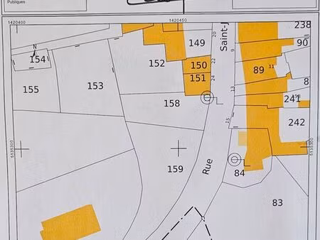a vendre terrain constructible