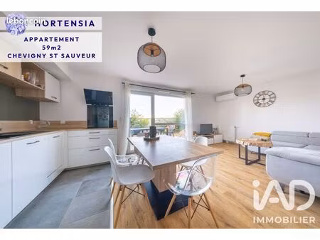 appartement 3 pièces 60 m²