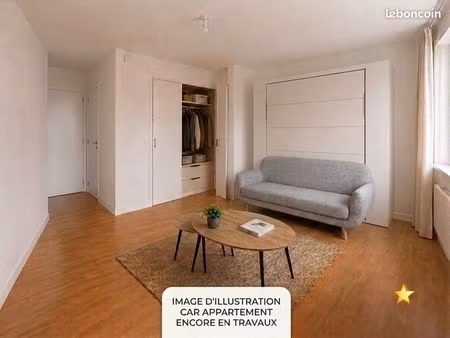 studio lumineux 27 m² – entièrement rénové & meublé – bobigny
