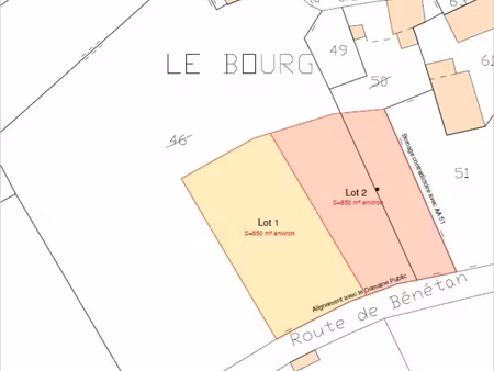 vente terrain 850 m² saint-andré-d’apchon (42370)