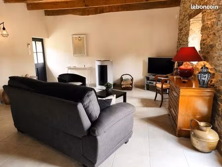 ensemble immobilier rénové – longère 120 m² t3 + t2 indépendant