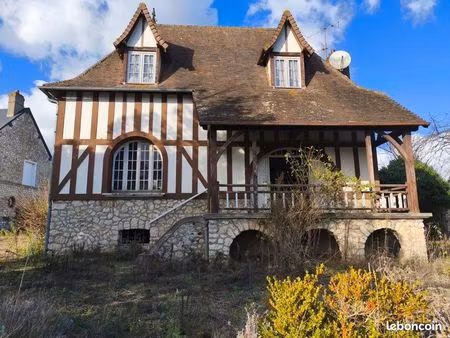 maison anglo-normande vue et accès seine