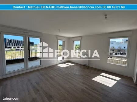 appartement 3 pièces 62 m²