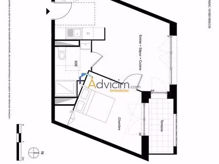 appartement 2 pièces 41 m²