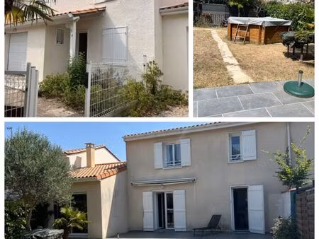 st-yrieix  limite angoulême - st cybard - maison f6 avec terrasse / jardin et garage