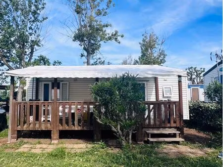 vente mobilehome marseillan camping lajasse sur mer