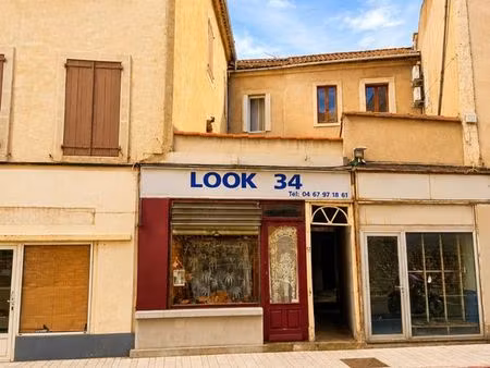 charmente maison de village au coeur de saint-pons