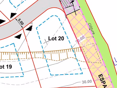 vente terrain 535 m² à roquebrune-sur-argens (83520)  208 000 €