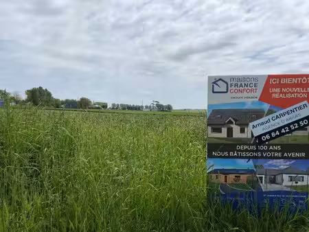 vente terrain 905 m² à wanquetin (62123)  85 000 €