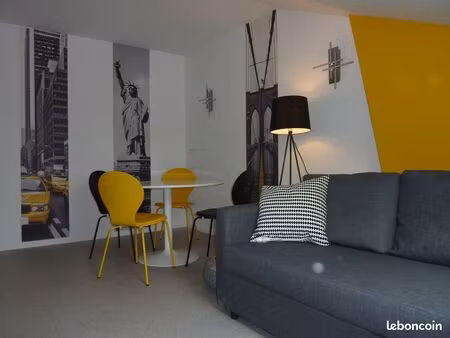 studio meublé 19 m² - hypercentre lons