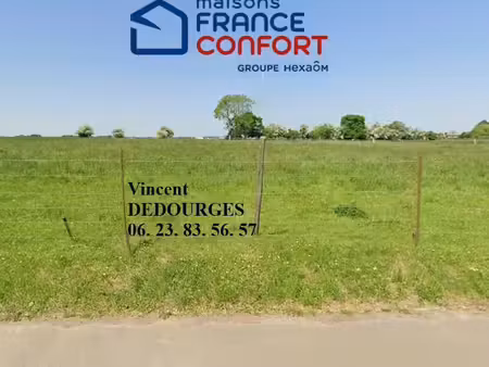 vente terrain 909 m² à monchy-le-preux (62118)  99 000 €
