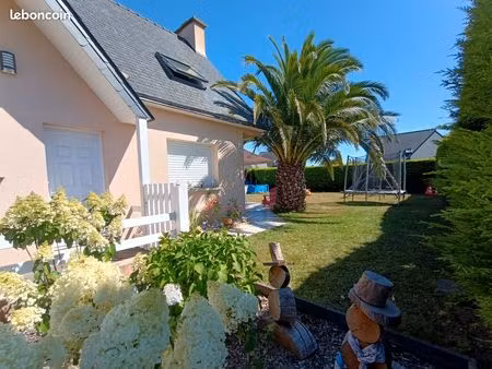 bourg-blanc – maison familiale de 7 pièces – 113 m² – terrain clos de 511 m²