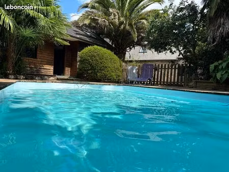 maison avec piscine sans vis à vis à 15mn de la mer