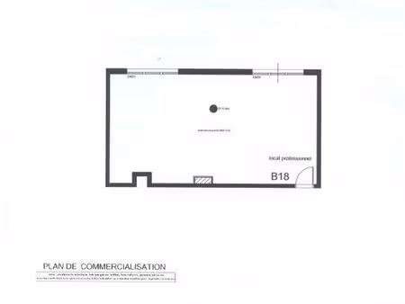 à louer – local professionnel de 63 m² – alès