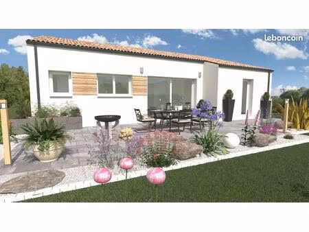 projet de construction d'une maison 3 chambres de 98.54 m² sur un terrain à bâtir de 326 m