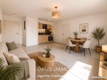 studio 1 pièce 33 m²