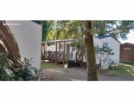 mobil-home à vendre à camping la pointe capbreton