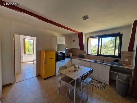 appartement meublé de 65m2 avec cave  jardinet et parking