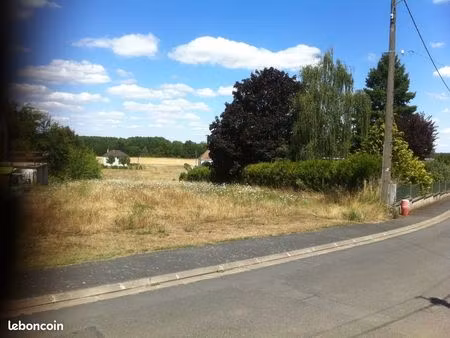terrain constructible 1803 m² à buxeuil  20mn de châtellerault  réseaux sur la rue