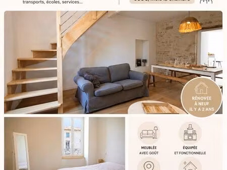 logement neuf 2 chambres meublé et équipé