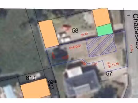terrain à bâtir de 470 m² – ormes – libre constructeur