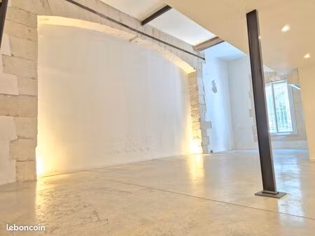 loft d'architecte de 85 m² dans un ancien bâtiment en pierre – écusson / gare