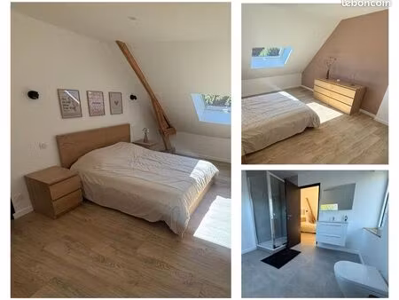 chambre meublée pour étudiant dans maison 140m2 avec jardin