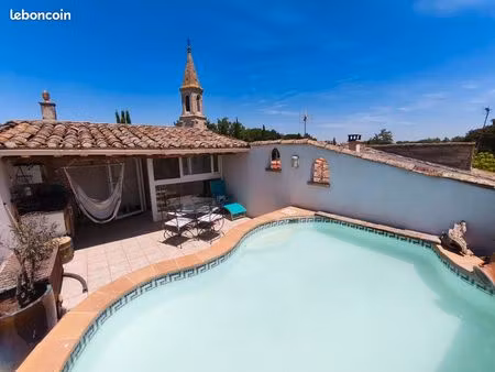 maison de village 121m² avec piscine tropézienne sans vis-à-vis