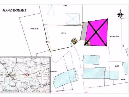 terrain de 797m2 entièrement viabilisé