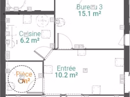 bureau / salle de soins à louer sur toul