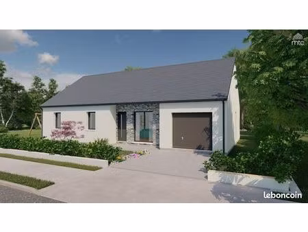 maison 101.58 m² avec terrain à montjean-sur-loire (49)