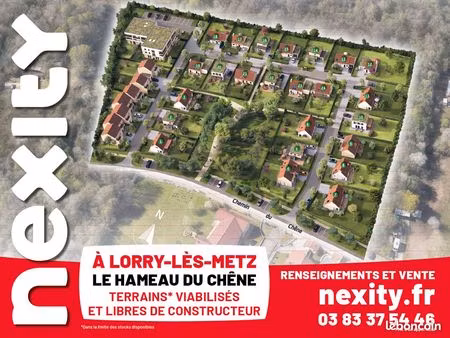 nouveaux terrains constructibles à lorry-lès-metz  près de woippy