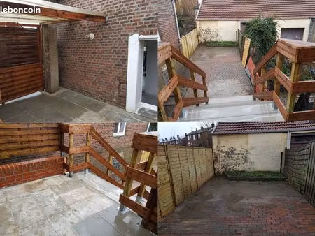 2 maisons 80m² avec exterieurs