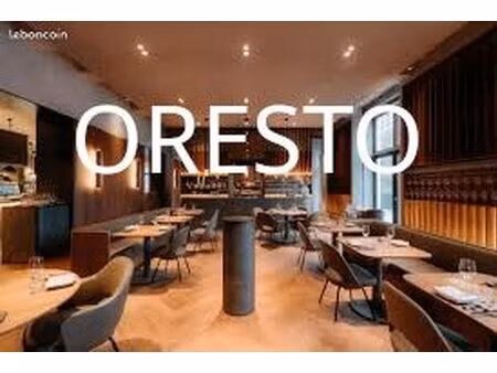 restaurant clé en main – 140 m² équipé neuf – 45 000 – aucun travaux à prévoir
