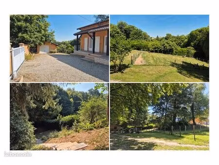 maison sans vis-à-vis  avec terrain constructible et forêt privative