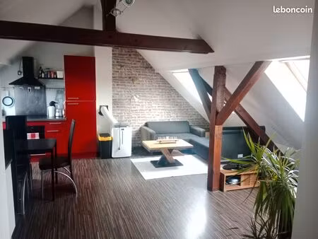 loue f2 avec garage