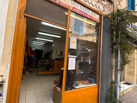 à vendre ou en location-gérance – fonds de commerce de cordonnerie / fabrication de chauss