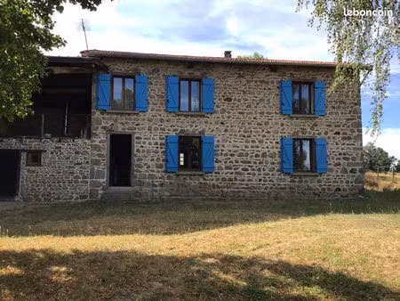 maison en pierres campagne avec terrain