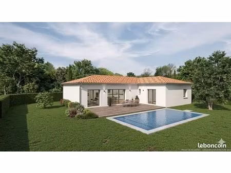 maison contemporaine 120 m² avec terrain viabilisé 626 m² à lespinasse – 4 chambres suite 