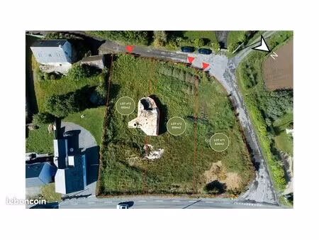 terrain 850 m² guerande