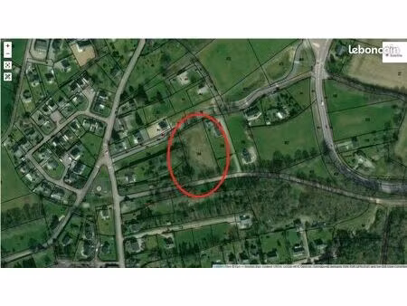 terrain de 3 450 m² est entièrement constructible