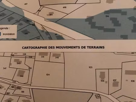 vente grande parcelle de terrain constructible
