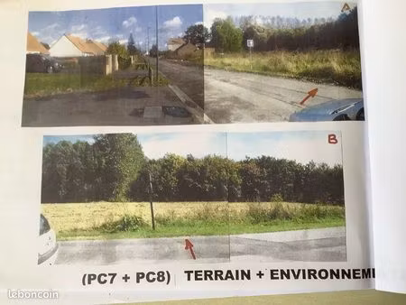 terrain constructible à vendre