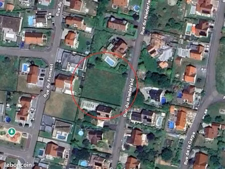 terrain 1221 m² à muntzenheim (215 /m²)