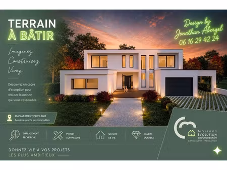 vente terrain 2160 m² à soisy-sur-seine (91450)  444 000 €