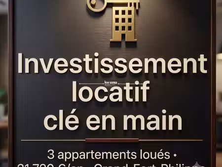 immeuble 206 m² grand fort philippe