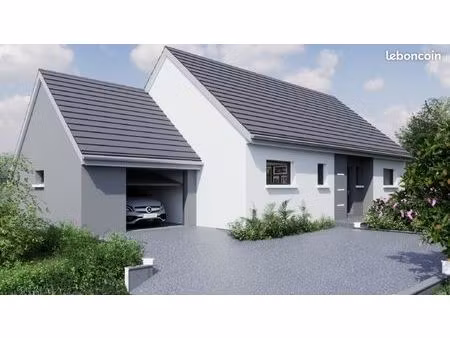 maison plain pied sur mesure de 90m² avec son garage accolé certifiée nf hqe